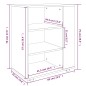 vidaXL Rollschrank Grau Sonoma 60x35x75 cm Holzwerkstoff vidaXL Rollschrank Grau Sonoma 60x35x75 cm Holzwerkstoff