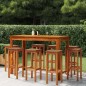 vidaXL Barhocker 8 Stk. Massivholz Akazie vidaXL Barhocker 8 Stk. Massivholz Akazie