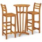 vidaXL 3-tlg. Gartenbar-Set Massivholz Akazie vidaXL 3-tlg. Gartenbar-Set Massivholz Akazie