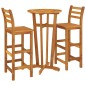 vidaXL 3-tlg. Gartenbar-Set Massivholz Akazie vidaXL 3-tlg. Gartenbar-Set Massivholz Akazie