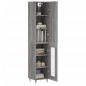 Highboard Grau Sonoma 34,5x34x180 cm Holzwerkstoff Highboard Grau Sonoma 34,5x34x180 cm Holzwerkstoff