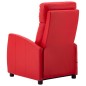 vidaXL Massagesessel Rot Kunstleder vidaXL Massagesessel Rot Kunstleder