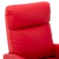 vidaXL Massagesessel Rot Kunstleder vidaXL Massagesessel Rot Kunstleder