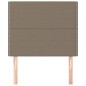 vidaXL Kopfteile 2 Stk. Taupe 100x5x78/88 cm Stoff vidaXL Kopfteile 2 Stk. Taupe 100x5x78/88 cm Stoff