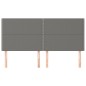 vidaXL Kopfteile 4 Stk. Dunkelgrau 80x5x78/88 cm Stoff vidaXL Kopfteile 4 Stk. Dunkelgrau 80x5x78/88 cm Stoff