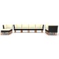 vidaXL 10-tlg. Garten-Lounge-Set mit Kissen Poly Rattan Schwarz vidaXL 10-tlg. Garten-Lounge-Set mit Kissen Poly Rattan Schwarz