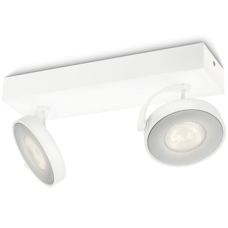Philips myLiving LED-Strahler Clockwork 2x4,5 W Weiß 531723116 Philips myLiving LED-Strahler Clockwork 2x4,5 W Weiß 531723116