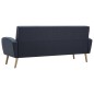 vidaXL 3-Sitzer-Sofa Stoff Dunkelgrau vidaXL 3-Sitzer-Sofa Stoff Dunkelgrau