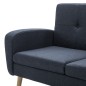vidaXL 3-Sitzer-Sofa Stoff Dunkelgrau vidaXL 3-Sitzer-Sofa Stoff Dunkelgrau