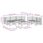 vidaXL 7-tlg. Garten-Lounge-Set Grau Massivholz Kiefer vidaXL 7-tlg. Garten-Lounge-Set Grau Massivholz Kiefer