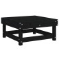 vidaXL 7-tlg. Garten-Lounge-Set Schwarz Massivholz Kiefer vidaXL 7-tlg. Garten-Lounge-Set Schwarz Massivholz Kiefer