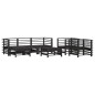 vidaXL 7-tlg. Garten-Lounge-Set Schwarz Massivholz Kiefer vidaXL 7-tlg. Garten-Lounge-Set Schwarz Massivholz Kiefer