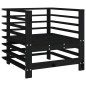vidaXL 7-tlg. Garten-Lounge-Set Schwarz Massivholz Kiefer vidaXL 7-tlg. Garten-Lounge-Set Schwarz Massivholz Kiefer