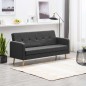 vidaXL Sofa Stoff Dunkelgrau vidaXL Sofa Stoff Dunkelgrau