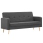vidaXL Sofa Stoff Dunkelgrau vidaXL Sofa Stoff Dunkelgrau