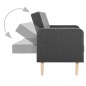 vidaXL Sofa Stoff Dunkelgrau vidaXL Sofa Stoff Dunkelgrau