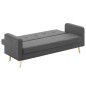 vidaXL Sofa Stoff Dunkelgrau vidaXL Sofa Stoff Dunkelgrau