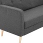 vidaXL Sofa Stoff Dunkelgrau vidaXL Sofa Stoff Dunkelgrau
