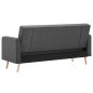 vidaXL Sofa Stoff Dunkelgrau vidaXL Sofa Stoff Dunkelgrau