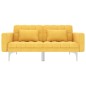 vidaXL Schlafsofa Gelb Stoff vidaXL Schlafsofa Gelb Stoff