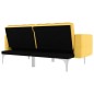 vidaXL Schlafsofa Gelb Stoff vidaXL Schlafsofa Gelb Stoff