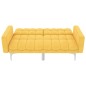 vidaXL Schlafsofa Gelb Stoff vidaXL Schlafsofa Gelb Stoff