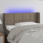 vidaXL LED Kopfteil Taupe 83x16x78/88 cm Stoff vidaXL LED Kopfteil Taupe 83x16x78/88 cm Stoff