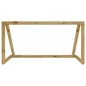 Fußballtor mit Netz 120x80x60 cm Kiefernholz Imprägniert Fußballtor mit Netz 120x80x60 cm Kiefernholz Imprägniert