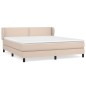 vidaXL Boxspringbett Matratze Cappuccino-Braun 160x200 cm Kunstleder vidaXL Boxspringbett Matratze Cappuccino-Braun 160x200 cm Kunstleder