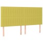 vidaXL Boxspringbett mit Matratze Grün 200x200 cm Stoff vidaXL Boxspringbett mit Matratze Grün 200x200 cm Stoff