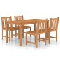 vidaXL 5-tlg. Garten-Essgruppe Massivholz Teak vidaXL 5-tlg. Garten-Essgruppe Massivholz Teak