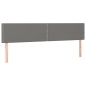 vidaXL Boxspringbett mit Matratze & LED Dunkelgrau 180x200 cm Stoff vidaXL Boxspringbett mit Matratze & LED Dunkelgrau 180x200 cm Stoff