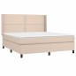 vidaXL Boxspringbett Matratze Cappuccino-Braun 180x200 cm Kunstleder vidaXL Boxspringbett Matratze Cappuccino-Braun 180x200 cm Kunstleder