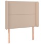 vidaXL Boxspringbett mit Matratze & LED Cappuccino-Braun 80x200cm