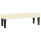 vidaXL Boxspringbett mit Matratze Creme 160x200 cm Kunstleder vidaXL Boxspringbett mit Matratze Creme 160x200 cm Kunstleder