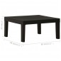 6-tlg. Garten-Lounge-Set mit Auflagen Kunststoff Grau 6-tlg. Garten-Lounge-Set mit Auflagen Kunststoff Grau
