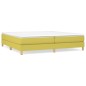 vidaXL Boxspringbett mit Matratze Grün 200x200 cm Stoff vidaXL Boxspringbett mit Matratze Grün 200x200 cm Stoff