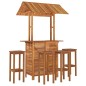 vidaXL 5-tlg. Gartenbar-Set Massivholz Akazie vidaXL 5-tlg. Gartenbar-Set Massivholz Akazie