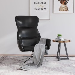 vidaXL Relaxsessel Glänzend Schwarz Kunstleder