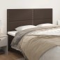 vidaXL Kopfteile 4 Stk. Braun 90x5x78/88 cm Kunstleder