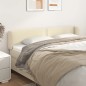 vidaXL Kopfteil mit Ohren Creme 183x23x78/88 cm Kunstleder vidaXL Kopfteil mit Ohren Creme 183x23x78/88 cm Kunstleder
