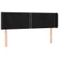 vidaXL Kopfteil mit Ohren Schwarz 147x16x78/88 cm Samt vidaXL Kopfteil mit Ohren Schwarz 147x16x78/88 cm Samt