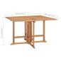 vidaXL 7-tlg. Garten-Essgruppe Klappbar Massivholz Teak vidaXL 7-tlg. Garten-Essgruppe Klappbar Massivholz Teak