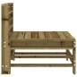 vidaXL Garten-Mittelsofa Kiefernholz Imprägniert vidaXL Garten-Mittelsofa Kiefernholz Imprägniert