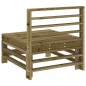 vidaXL Garten-Mittelsofa Kiefernholz Imprägniert vidaXL Garten-Mittelsofa Kiefernholz Imprägniert