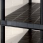 vidaXL Lagerregal mit 5 Böden Schwarz 274,5x45,7x185 cm Kunststoff vidaXL Lagerregal mit 5 Böden Schwarz 274,5x45,7x185 cm Kunststoff
