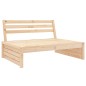 vidaXL Garten-Mittelsofa 120x80 cm Massivholz Kiefer vidaXL Garten-Mittelsofa 120x80 cm Massivholz Kiefer