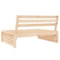 vidaXL Garten-Mittelsofa 120x80 cm Massivholz Kiefer vidaXL Garten-Mittelsofa 120x80 cm Massivholz Kiefer