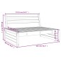 vidaXL Garten-Mittelsofa 120x80 cm Massivholz Kiefer vidaXL Garten-Mittelsofa 120x80 cm Massivholz Kiefer