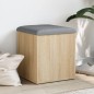 vidaXL Sitzbank mit Stauraum Sonoma-Eiche 42x42x45 cm Holzwerkstoff vidaXL Sitzbank mit Stauraum Sonoma-Eiche 42x42x45 cm Holzwerkstoff